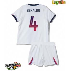 Paris Saint-Germain Lucas Beraldo #4 Vieraspaita Lapsille 2026-27 Lyhythihainen (+ shortsit) Paris Saint-Germain Lucas Beraldo #4 Vieraspaita Lapsille 2026-27 Lyhythihainen (+ shortsit)